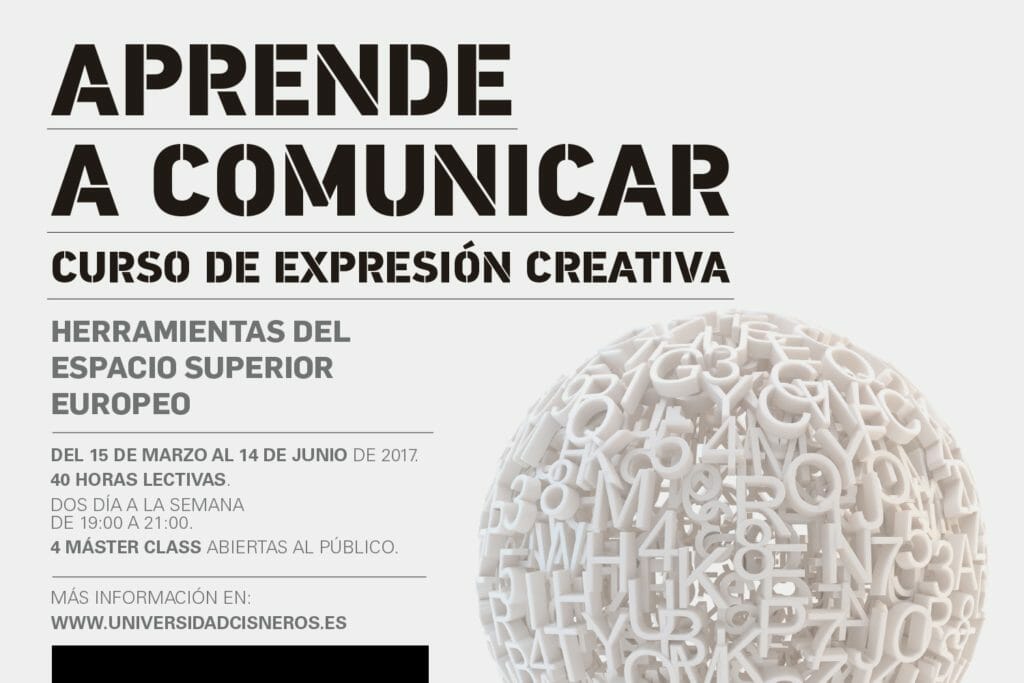 Nuevo Curso sobre Expresión Creativa y Comunicación