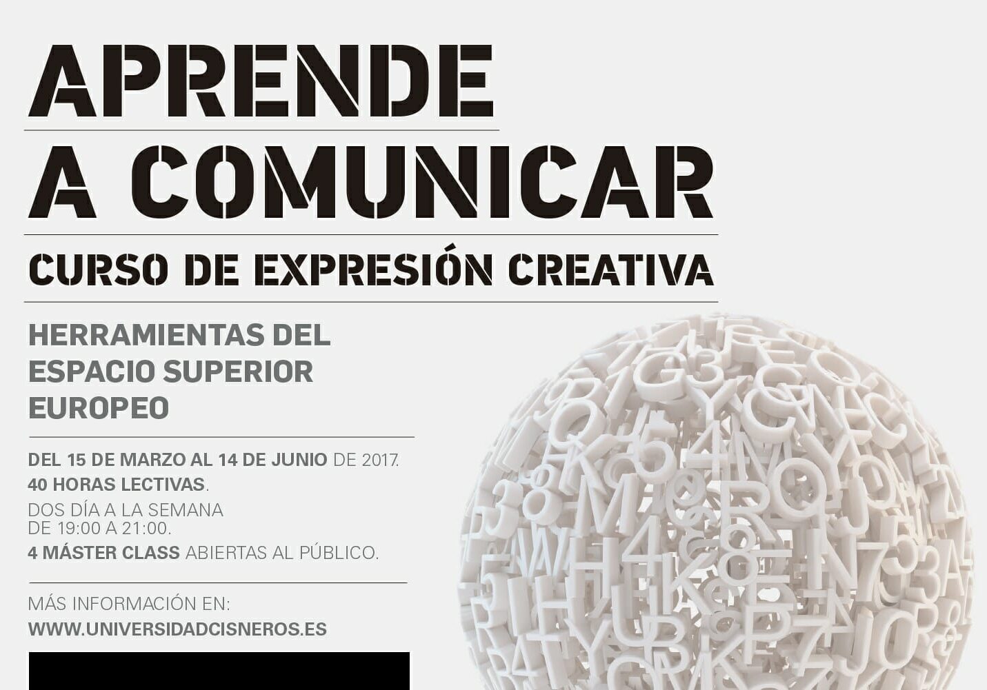 Nuevo Curso sobre Expresión Creativa y Comunicación